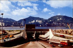 Harbour Tunnel-Hong Kong To Kowloon China Postcard Postcard