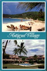 Antigua Village Postcard