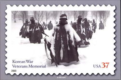 Korean War Veterans Memorial Postcard