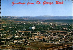 Greetings From St. George Utah Postcard Postcard