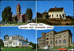 Greetings From Port Townsend Washington Postcard Postcard