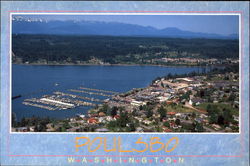 Liberty Bay And Olympic Mountains Postcard