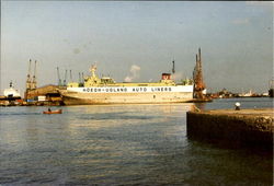 Autotransporter, King George Dock Postcard