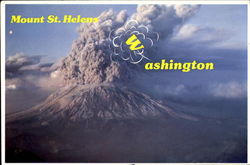 "Big Bang" Eruption May 18 1980, Mount St. Helens Postcard