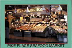 Pike Place Seafood Market Postcard