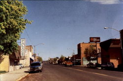 Downtown Burns, Near Mount Rushmore Postcard