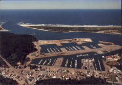 Winchester Bay Salmon Harbor Postcard
