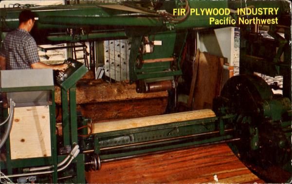 Fir Plywood Industry Pacific Northwest Logging