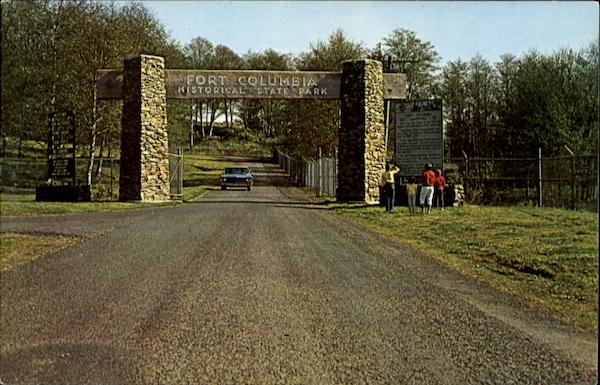 Entrance To Fort Columbia State Park And Interpretive Museum Chinook Washington