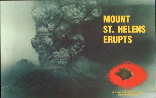 Mount St. Helens Erupts Washington