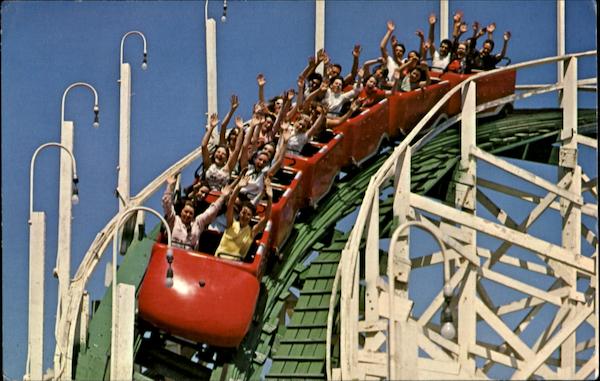 Giant Dipper Roller Coaster Santa Cruz California