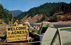 Passenger Dock Singing Springs Ranch Postcard