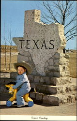 Texas Cowboy Postcard