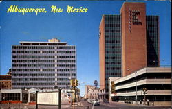 Fourth Street Looking North Albuquerque, NM Postcard Postcard