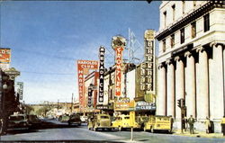Looking North On Virginia Street Postcard