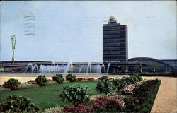 New York International Airport Postcard