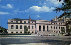 St. Louis Public Library, 13th, 14th and Olive Street Postcard