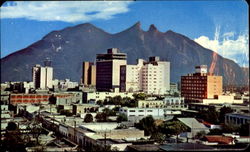 Panoramic Desde El Edificio Benavides Monterrey, Mexico Postcard Postcard