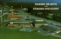 Diamond Inn Motel And Diamonds Restaurant Postcard