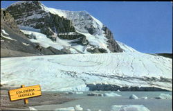 The Columbia Icefields Alberta Canada Postcard Postcard