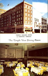 Temple Square Hotel & Parking Terrace Postcard
