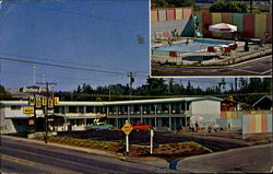 Western Hills Motel, Scenic Hwy. 101 Reedsport, OR Postcard Postcard
