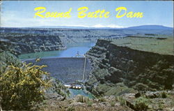 Round Butte Dam Postcard