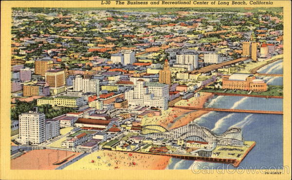 The Business And Recreational Center Of Long Beach California