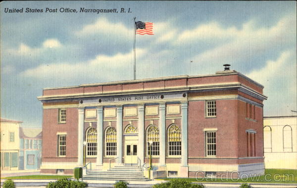 United States Post Office Narragansett Rhode Island
