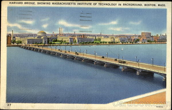 Harvard Bridge Boston Massachusetts
