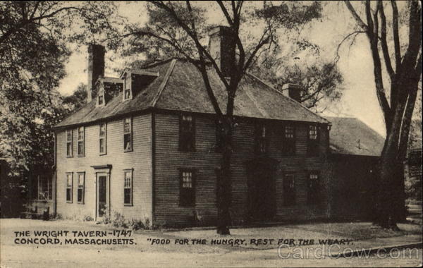 The Wright Tavern Concord Massachusetts