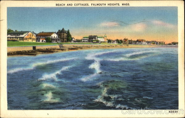 Beach And Cottages Falmouth Heights Massachusetts