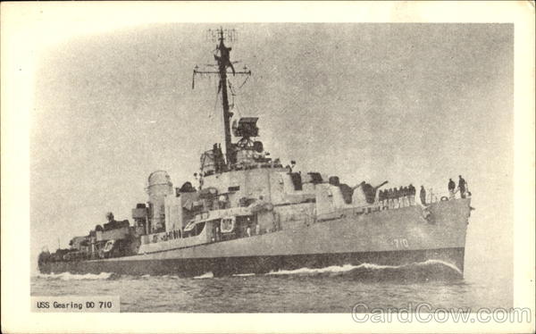 USS Gearing Do 710 Navy