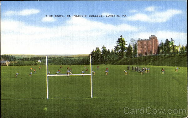 Pine Bowl, St. Francis College Loretto Pennsylvania
