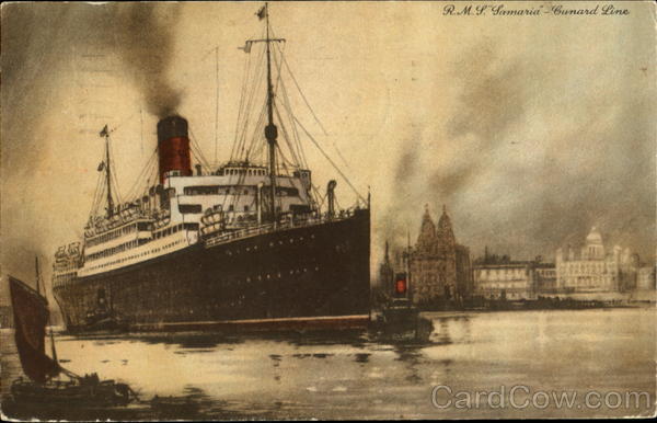 R. M. S. Samaria Cunard Line Boats, Ships