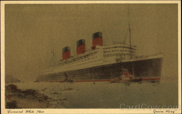 Cunard White Star Queen Mary Boats, Ships