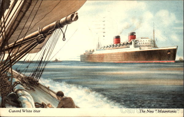 Cunard White Star The New Mauretania Boats, Ships