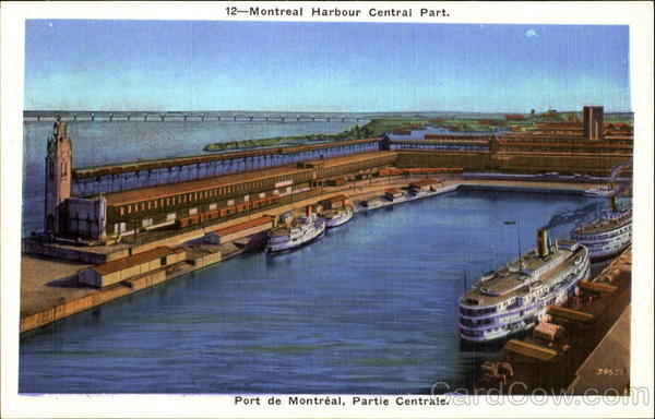 Montreal Harbour Central Part PQ Canada Quebec