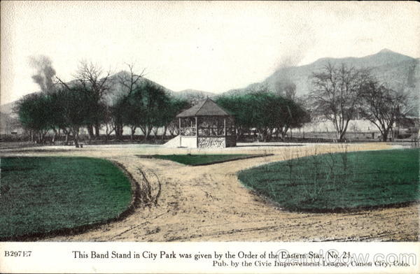 Band Stand In City Park Cañon City Colorado