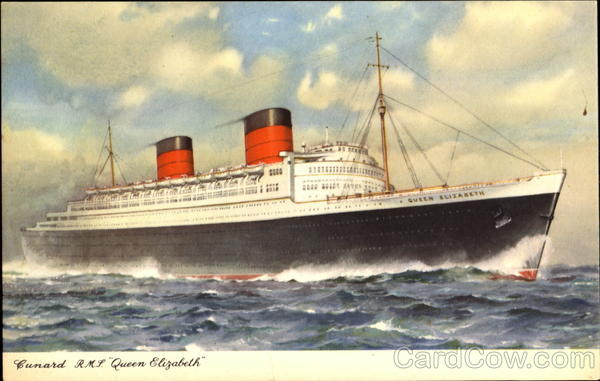 Cunard R. M. S. Queen Elizabeth Boats, Ships
