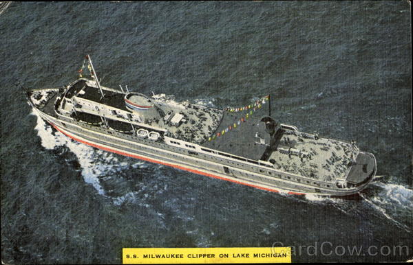 S. S. Milwaukee Clipper On Lake Michigan Wisconsin