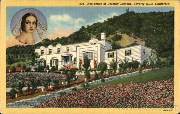 Residence Of Dorothy Lamour Beverly Hills California