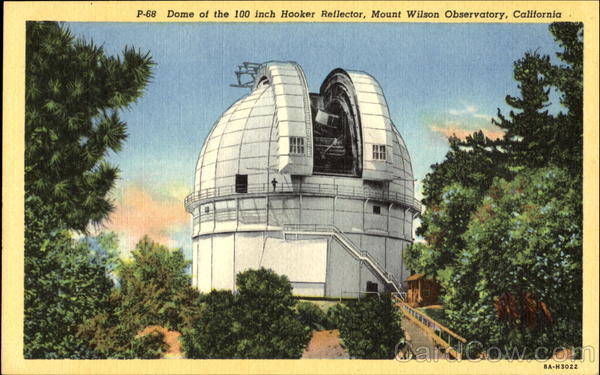 Dome Of The 100 Inch Hooker Reflector Mount Wilson California