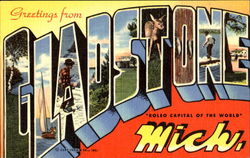 Greetings From Gladstone Postcard