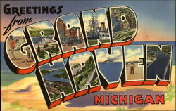 Greetings From Grand Haven Postcard