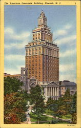 The American Insurance Building Newark, NJ Postcard Postcard