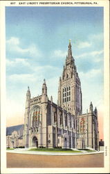 East Liberty Presbyterian Church Pittsburgh, PA Postcard Postcard