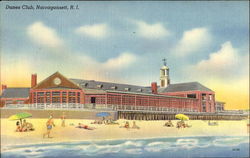 Dunes Club Narragansett, RI Postcard Postcard