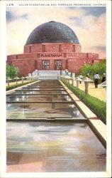 Adler Planetarium And Terrazzo Promenade Postcard