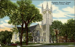 Thompson Memorial Chapel, Williams College Williamstown, MA Postcard Postcard